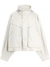 Lemaire Parachute Blouson Jacket Stone Beige In Pattern