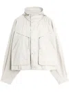 Lemaire Parachute Blouson Jacket Stone Beige In Pattern