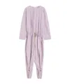 Lemaire Parachute Jumpsuit In Dusty Rose
