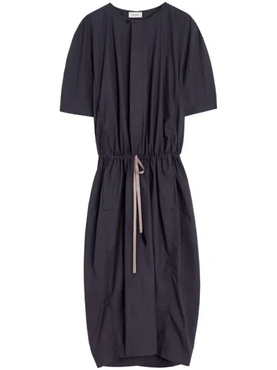 Lemaire Parachute Midi Dress In Gray