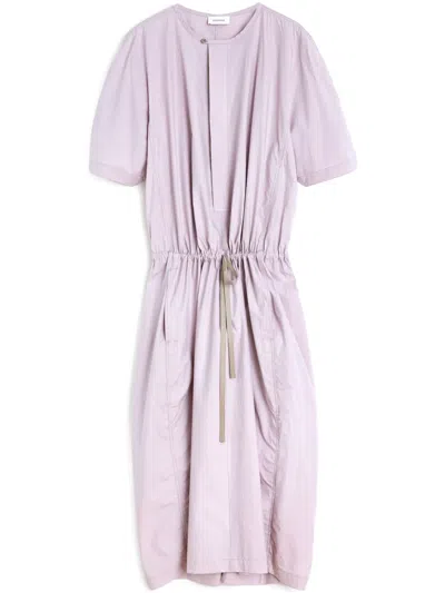 Lemaire Parachute Midi Dress In Purple
