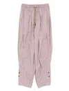 Lemaire Parachute Trousers In Pink