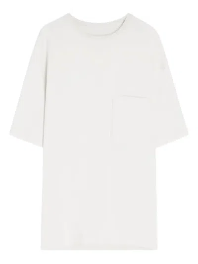 Lemaire Patch-pocket Jersey T-shirt In White