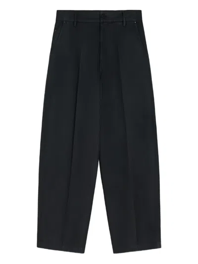 Lemaire Patch-pocket Trousers In Black
