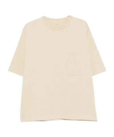 Lemaire Patch-pocket Short-sleeve T-shirt In Animal Print