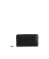 Lemaire Patina Zip Continental Rectangular Wallet In Black