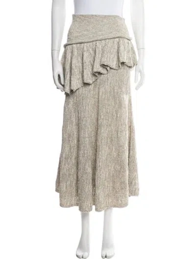 Pre-owned Lemaire Patterned Long Skirt