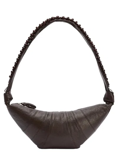 LEMAIRE LEMAIRE PEARLS CROISSANT BAG