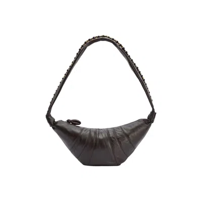 Pre-owned Lemaire Pearls Medium Croissant Bag 'dark Chocolate' | Brown | Men's Size Onesize