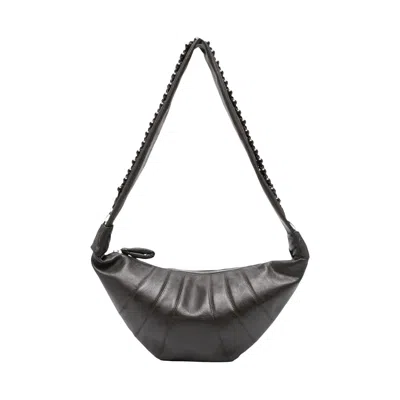 Pre-owned Lemaire Pearls Medium Croissant Bag 'dark Chocolate' | Brown | Women's Size Onesize