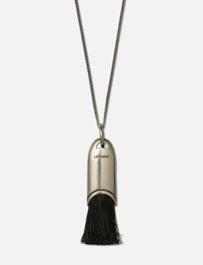 Lemaire Personal Brush Necklace In Silver/银色/銀色/실버/シルバー
