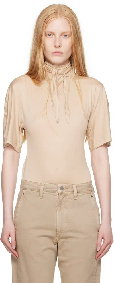 Lemaire Pink Short Sleeve Foulard T-shirt