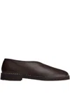 Lemaire Piped Square-toe Loafers In Multi