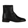 Lemaire Black Piped Zipped Boots In Nero