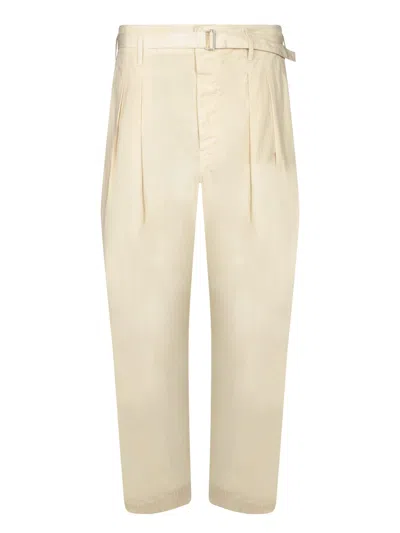 LEMAIRE PLEATED BEIGE PANTS