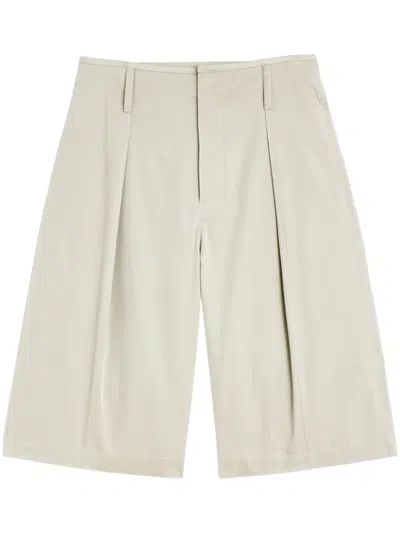 LEMAIRE PLEATED BERMUDA SHORTS