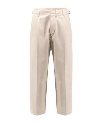 LEMAIRE LEMAIRE PLEATED STRAIGHT LEG TROUSERS