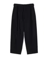 Lemaire Pleated Casual Pants In Black