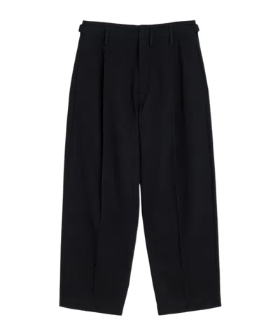 Lemaire Pleated Casual Pants In Black