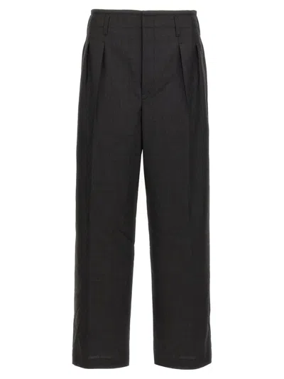 Lemaire Belted Pants In Brown