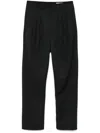 Lemaire Pleated Tailored Pants In Black