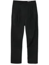 Lemaire Pleated Tailored Pants In Black