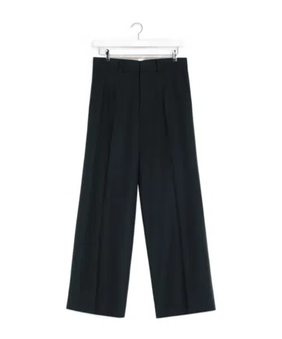 LEMAIRE LEMAIRE PLEATED STRAIGHT-LEG TROUSERS