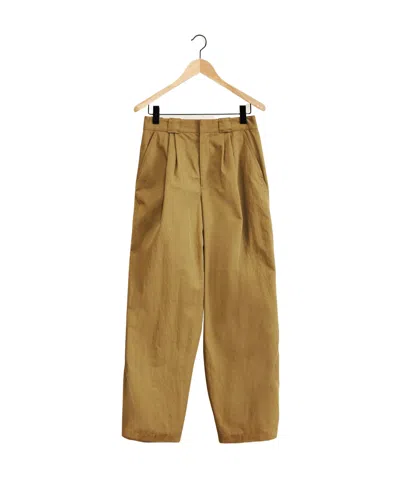 LEMAIRE LEMAIRE PLEATED WIDE-LEG TROUSERS