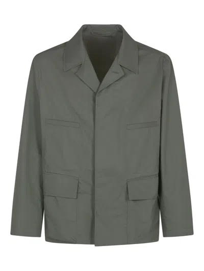 Lemaire Pocked Detailed Shirt In Green