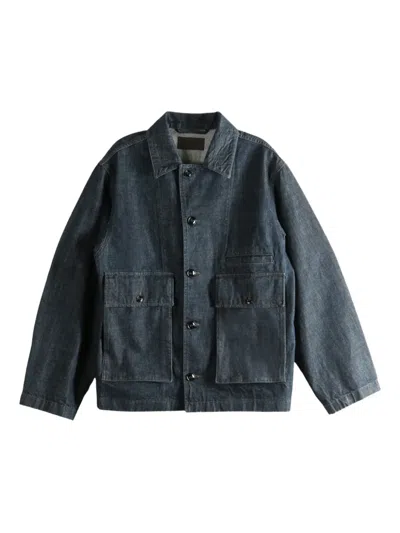 Lemaire Pocket Jacket In Blue