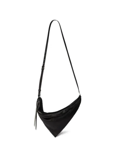 Lemaire Pocket Scarf Bag In Pony-style Leather In White