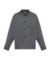 Lemaire Patch-pocket Button-down Shirt In Gray