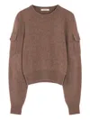 Lemaire Sweater With Pockets In Brown