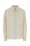 Lemaire White Regular Solid Shirt In Neutral