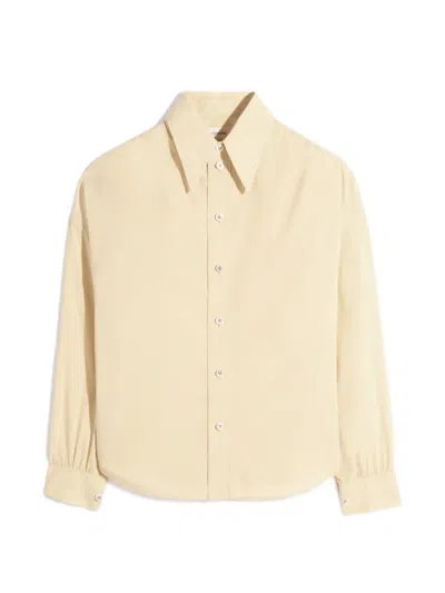 Lemaire Pointed-collar Shirt In White