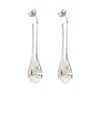 Lemaire Polished Drop Earrings In White