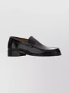 Lemaire Polished Leather Slip-on Shoes In Black