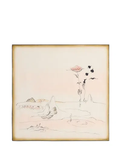 Lemaire Printed Scarf In Multi