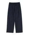 Lemaire Pyjama Trousers In Midnight Blue