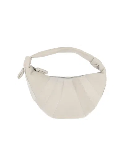 Lemaire Quilted Leather Shoulder Bag In Yellow
