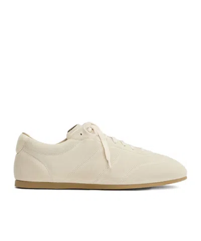 LEMAIRE QUILTED SUEDE SNEAKERS