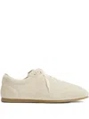 Lemaire Soft Runner Leather Sneakers In Neutral