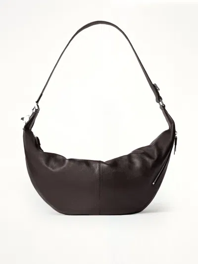 Lemaire Quiver Clip Bag In Brown
