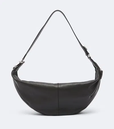 Lemaire Quiver Clip Leather Shoulder Bag In Brown