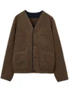 Lemaire Raglan Liner Jacket In Brown