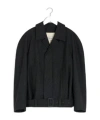 Lemaire Raglan-sleeve Belted Jacket In Black