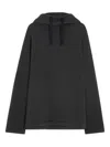 Lemaire Raglan-sleeve Hoodie In Gray