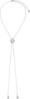 Lemaire Rattle Bolo Tie Necklace In White