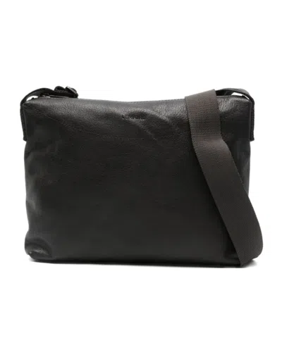Lemaire Rectangular Shoulder Bag In Brown