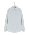 Lemaire Chest-pocket Long-sleeve Shirt In Blue